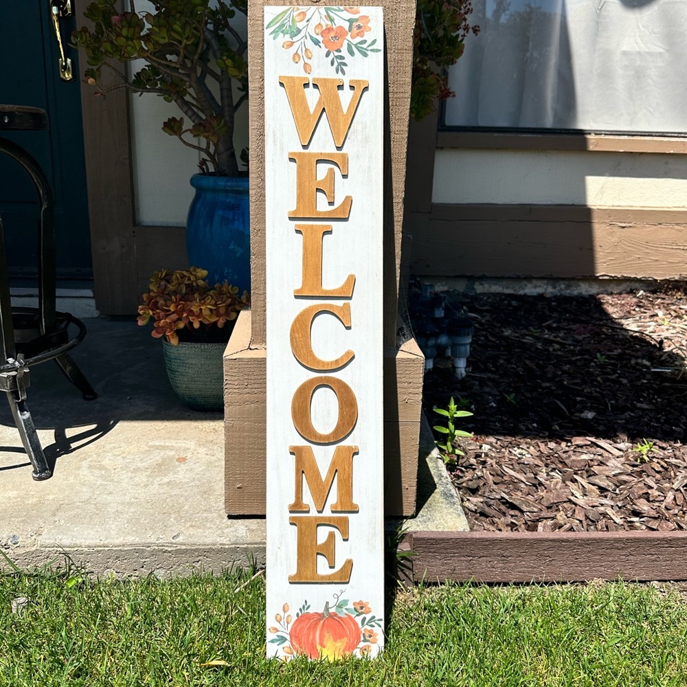 Fall welcome‎ sign